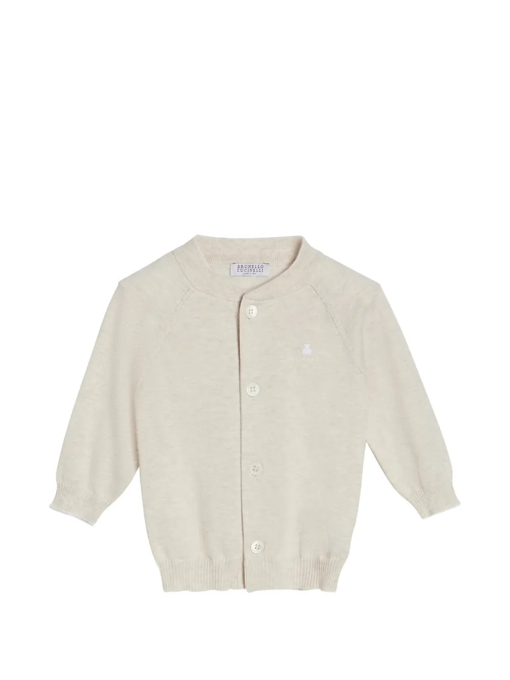 Легкий хлопковый кардиган Baby Bernie Brunello Cucinelli Kids, бежевый
Легкий хлопковый кардиган Baby Bernie Brunello Cucinelli Kids, бежевый