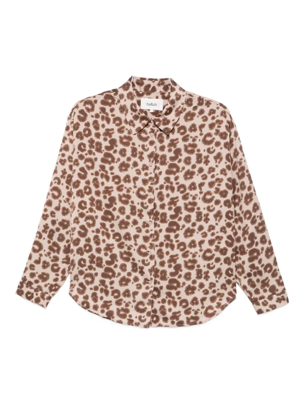 Рубашка с леопардовым принтом на пуговицах Ba&Sh, нейтральный
Рубашка с леопардовым принтом на пуговицах Ba&Sh, нейтральный