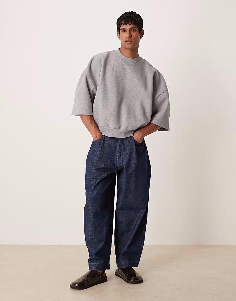 Толстовка ASOS DESIGN премиум-класса из плотной ткани с короткими рукавами, серого меланжевого цвета - СЕРЫЙ
Толстовка ASOS DESIGN премиум-класса из плотной ткани с короткими рукавами, серого меланжевого цвета - СЕРЫЙ