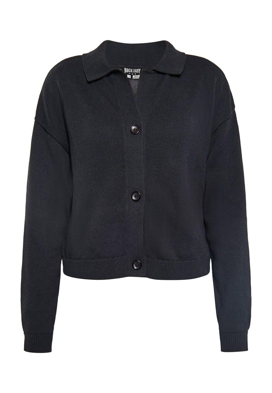 Вязаный кардиган ROCKEASY Knit Cardigan, черный
Вязаный кардиган ROCKEASY Knit Cardigan, черный
