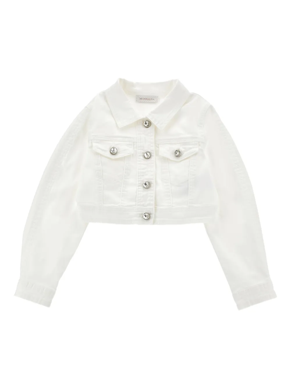 Куртка с кристаллами Monnalisa, белый
Куртка с кристаллами Monnalisa, белый