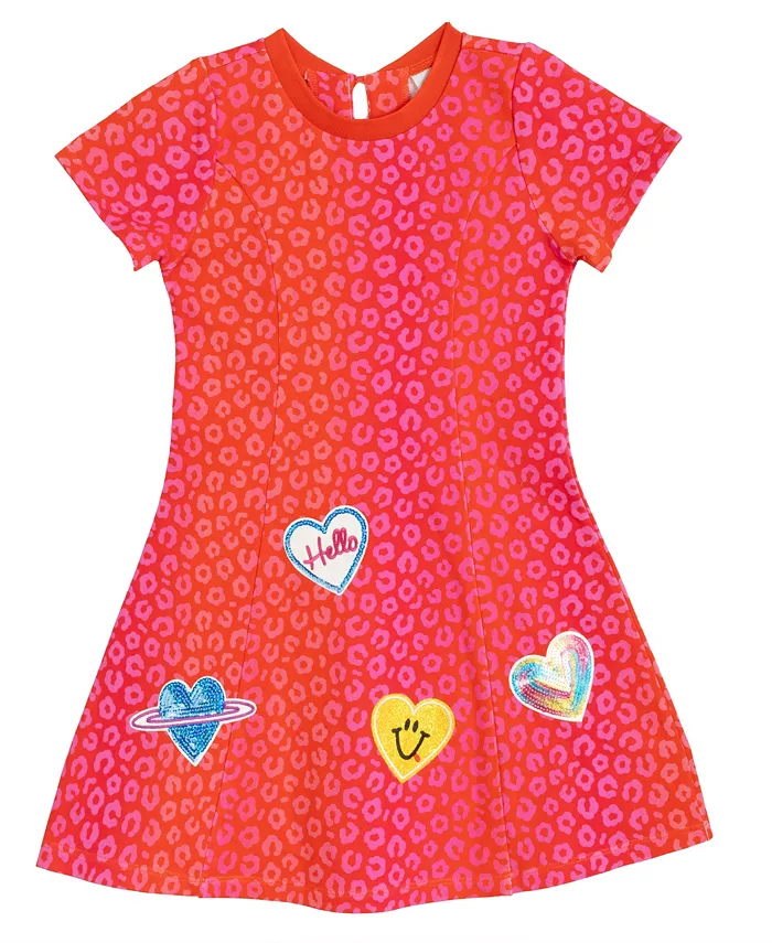 Платье для девочек с леопардовым принтом и пайетками Sparkle & Shine
Платье для девочек с леопардовым принтом и пайетками Sparkle & Shine