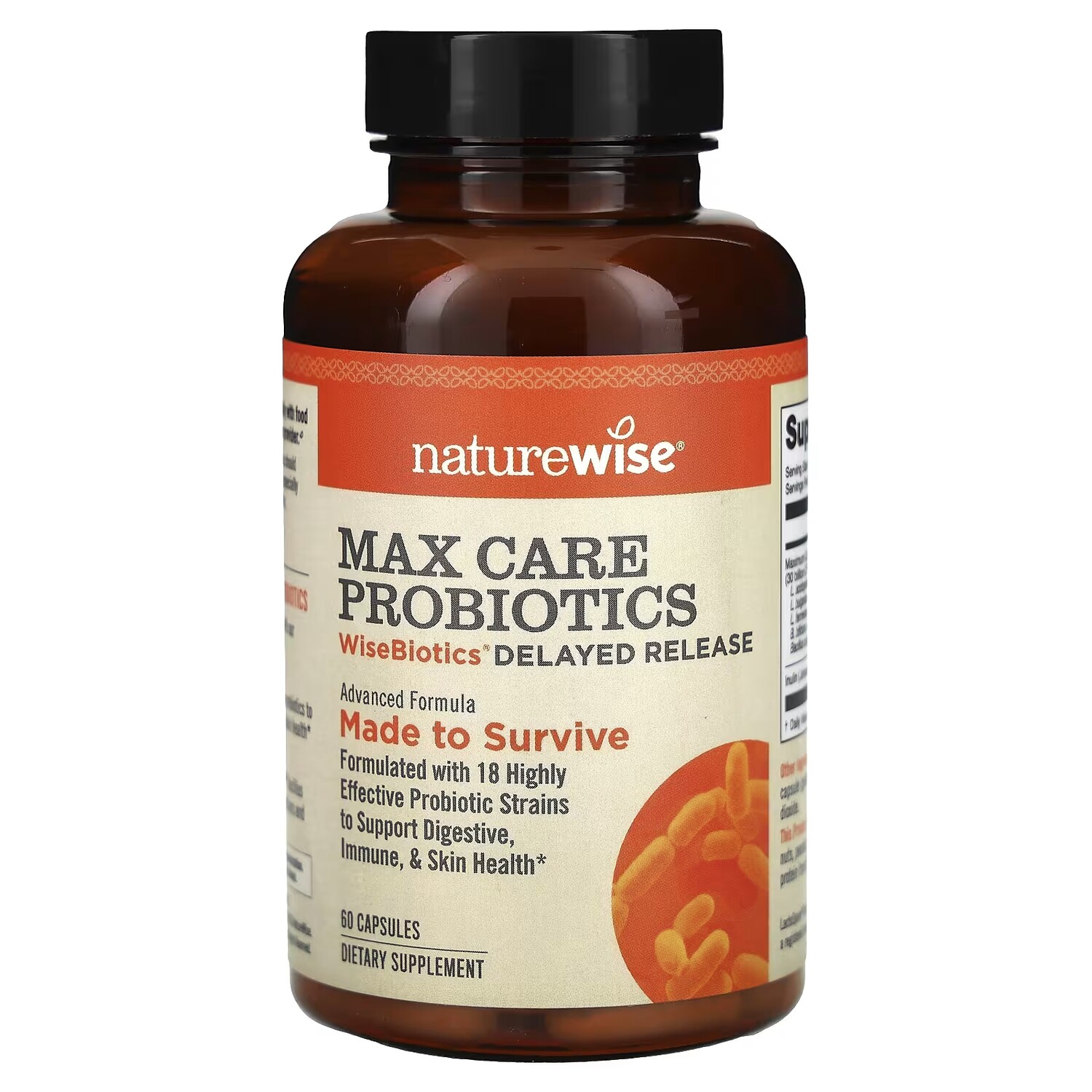 Пробиотики с отсроченным высвобождением NatureWise Max Care WiseBiotics, 60 капсул
Пробиотики с отсроченным высвобождением NatureWise Max Care WiseBiotics, 60 капсул