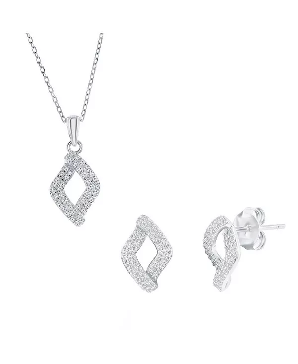 Комплект из колье и серег из стерлингового серебра с фианитами маркиза Simona, silver
Комплект из колье и серег из стерлингового серебра с фианитами маркиза Simona, silver