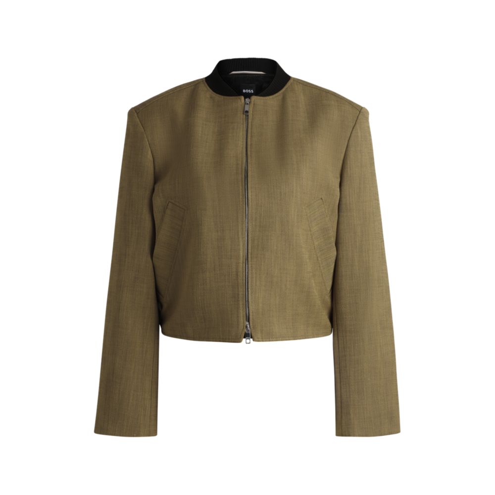 Куртка свободного кроя из эластичной ткани с узором «в ёлочку» BOSS, цвет patterned
Куртка свободного кроя из эластичной ткани с узором «в ёлочку» BOSS, цвет patterned