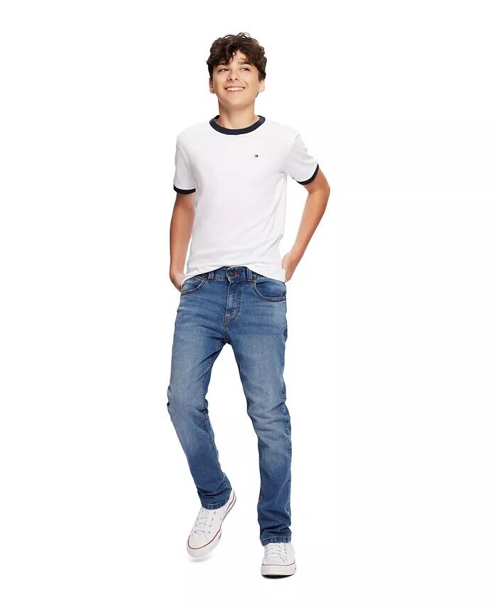 Футболка Ken с контрастной отделкой и вышитым логотипом Little Boys Tommy Hilfiger, белый
Футболка Ken с контрастной отделкой и вышитым логотипом Little Boys Tommy Hilfiger, белый