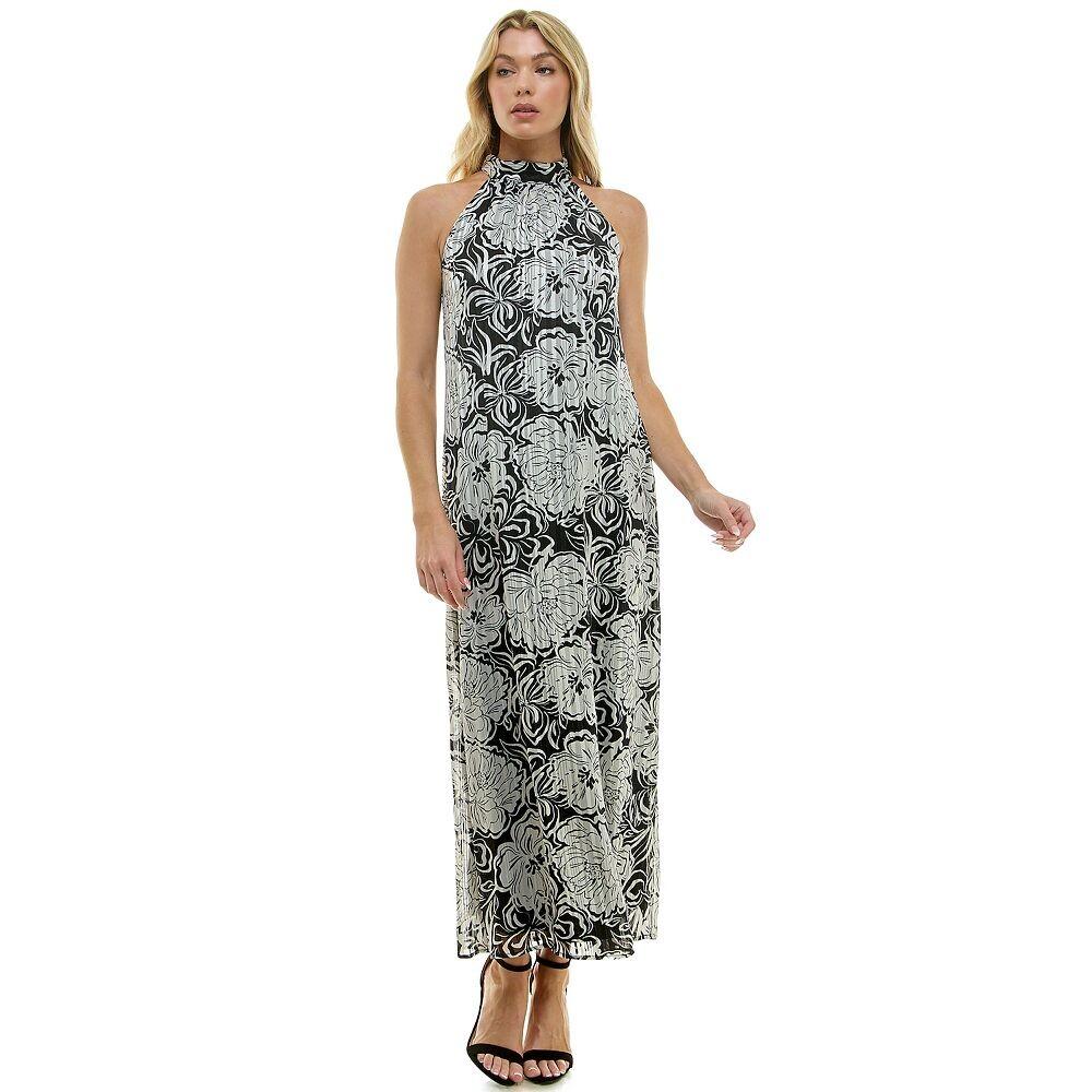 Женское платье макси с вырезом на спине и лямкой Luxology, цвет Black Ivory
Женское платье макси с вырезом на спине и лямкой Luxology, цвет Black Ivory