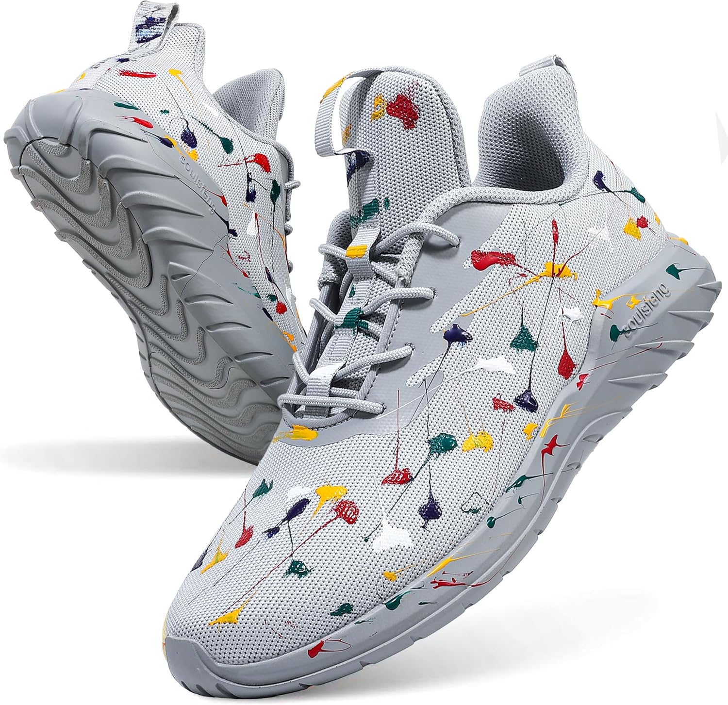 Мужские кроссовки Soulsfeng для бега, легкие, модные, стильные, для спорта, тренировок, зала, тенниса и ходьбы, размеры США 5.5-15, серый
Мужские кроссовки Soulsfeng для бега, легкие, модные, стильные, для спорта, тренировок, зала, тенниса и ходьбы, размеры США 5.5-15, серый