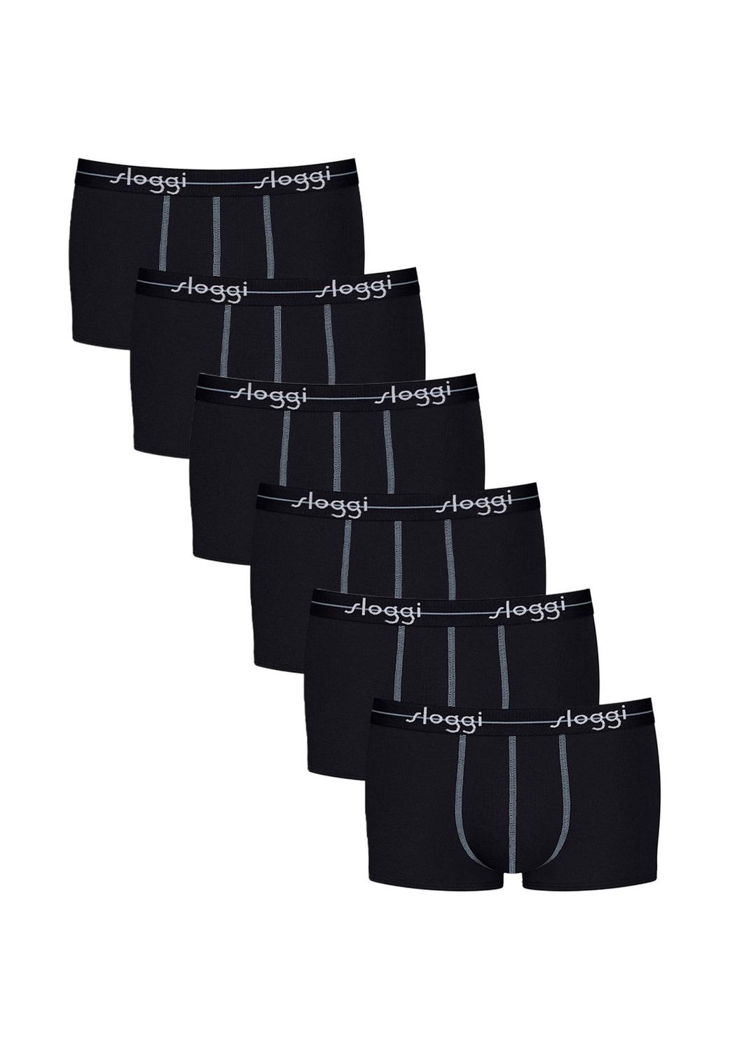 Хипстерские шорты/брюки, набор из 6 шт, начало Sloggi, черный
Хипстерские шорты/брюки, набор из 6 шт, начало Sloggi, черный