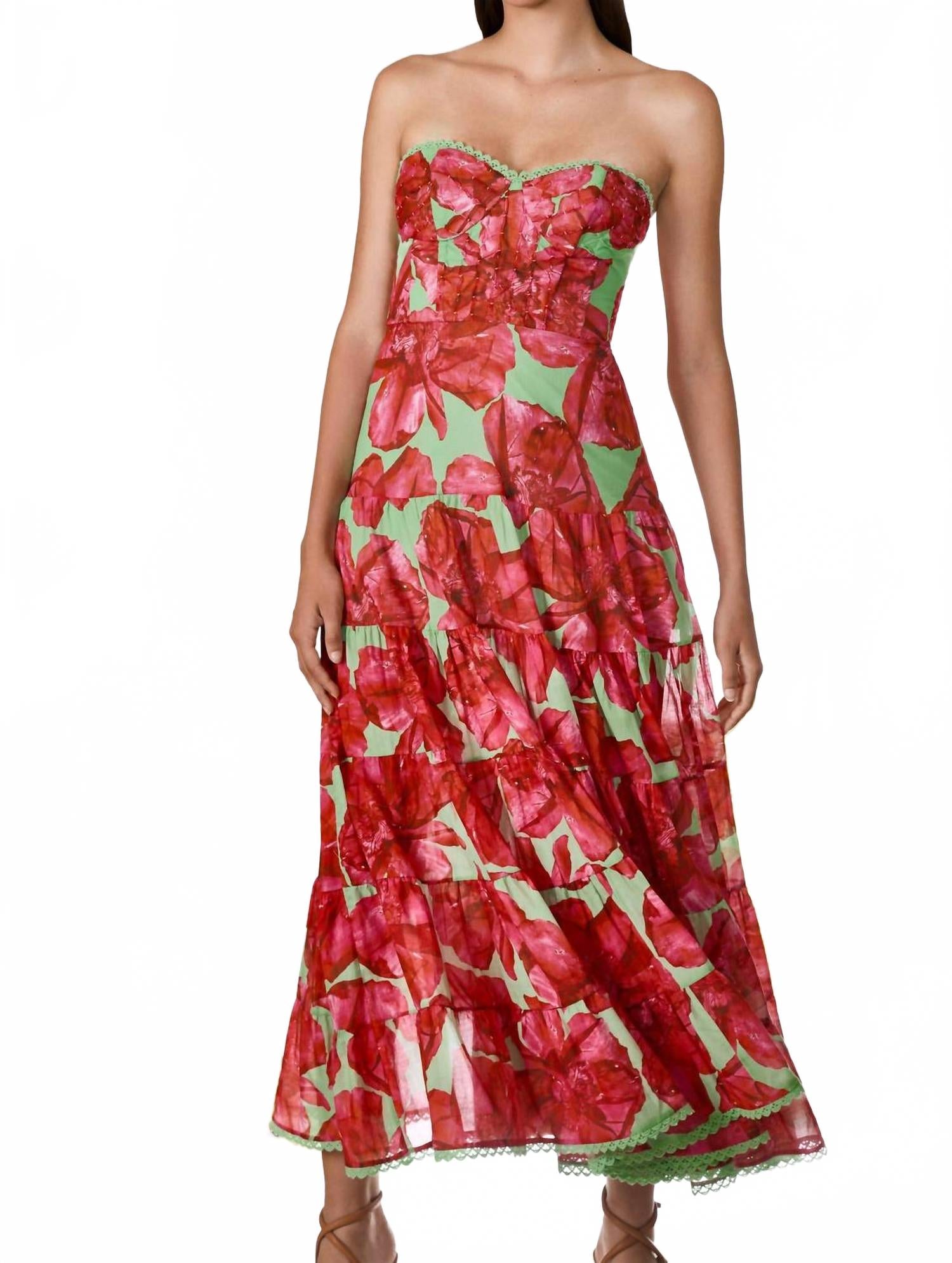 Платье Амбар в зеленом цветочном принте CHARO RUIZ
Платье Амбар в зеленом цветочном принте CHARO RUIZ