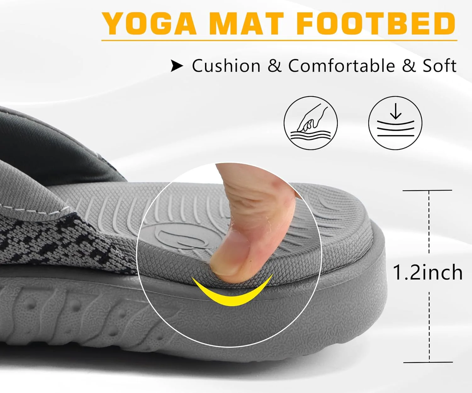 Мужские шлепанцы ONCAI с открытым носком, спортивными ремешками, ортопедические летние сандалии при плантарном фасците с мягкой амортизирующей стелькой и поддержкой свода стопы, размеры 7,5-15, серый
Мужские шлепанцы ONCAI с открытым носком, спортивными ремешками, ортопедические летние сандалии при плантарном фасците с мягкой амортизирующей стелькой и поддержкой свода стопы, размеры 7,5-15, серый