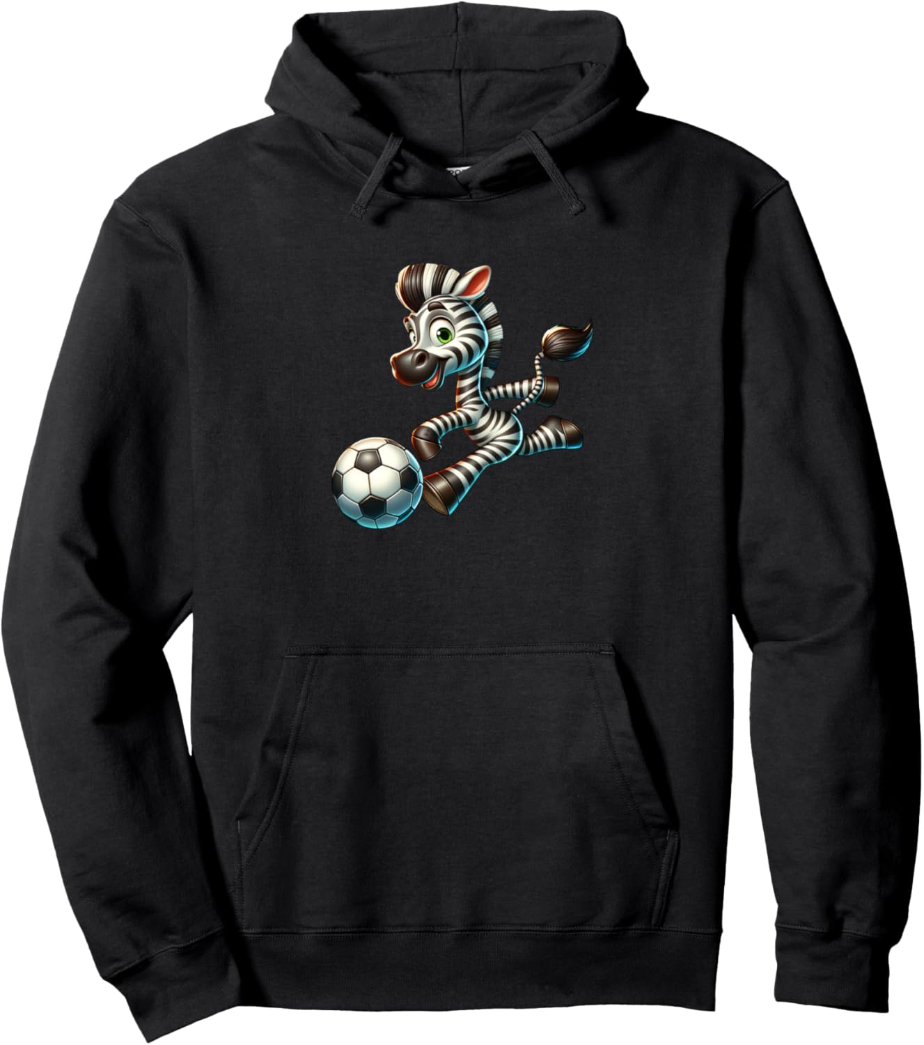 Милая мультяшная толстовка с изображением зебры и футболиста Cute Cartoon Zebra Soccer Player, черный
Милая мультяшная толстовка с изображением зебры и футболиста Cute Cartoon Zebra Soccer Player, черный