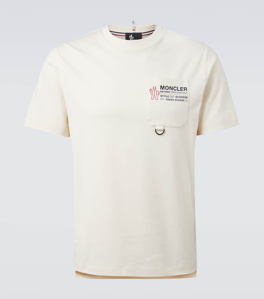Футболка из хлопкового джерси с логотипом Moncler Grenoble, Silk White
Футболка из хлопкового джерси с логотипом Moncler Grenoble, Silk White
