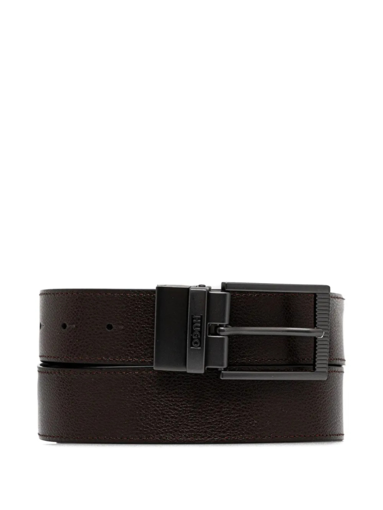 Двусторонний кожаный ремень HUGO, черный
Двусторонний кожаный ремень HUGO, черный