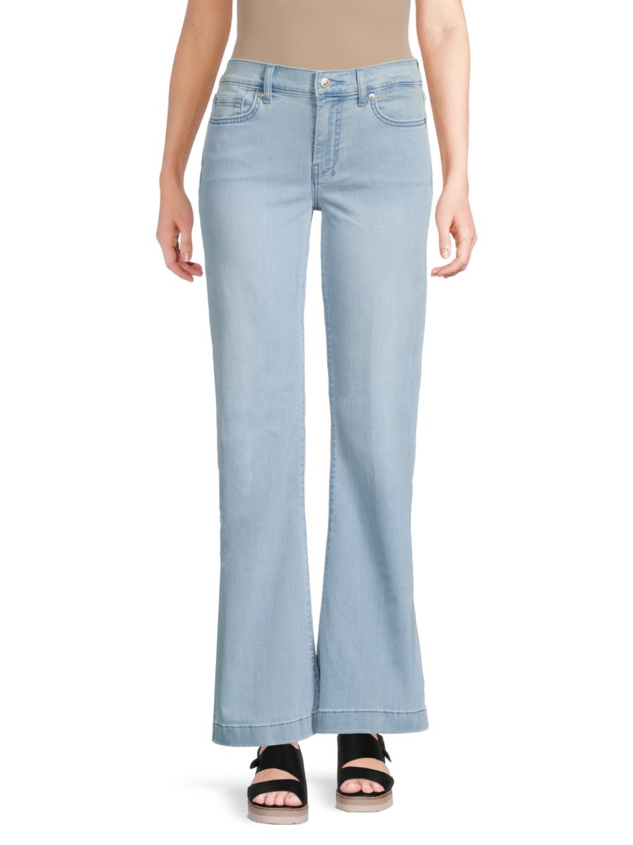 Расклешенные джинсы Dojo с бахромой 7 For All Mankind, цвет Sale
Расклешенные джинсы Dojo с бахромой 7 For All Mankind, цвет Sale