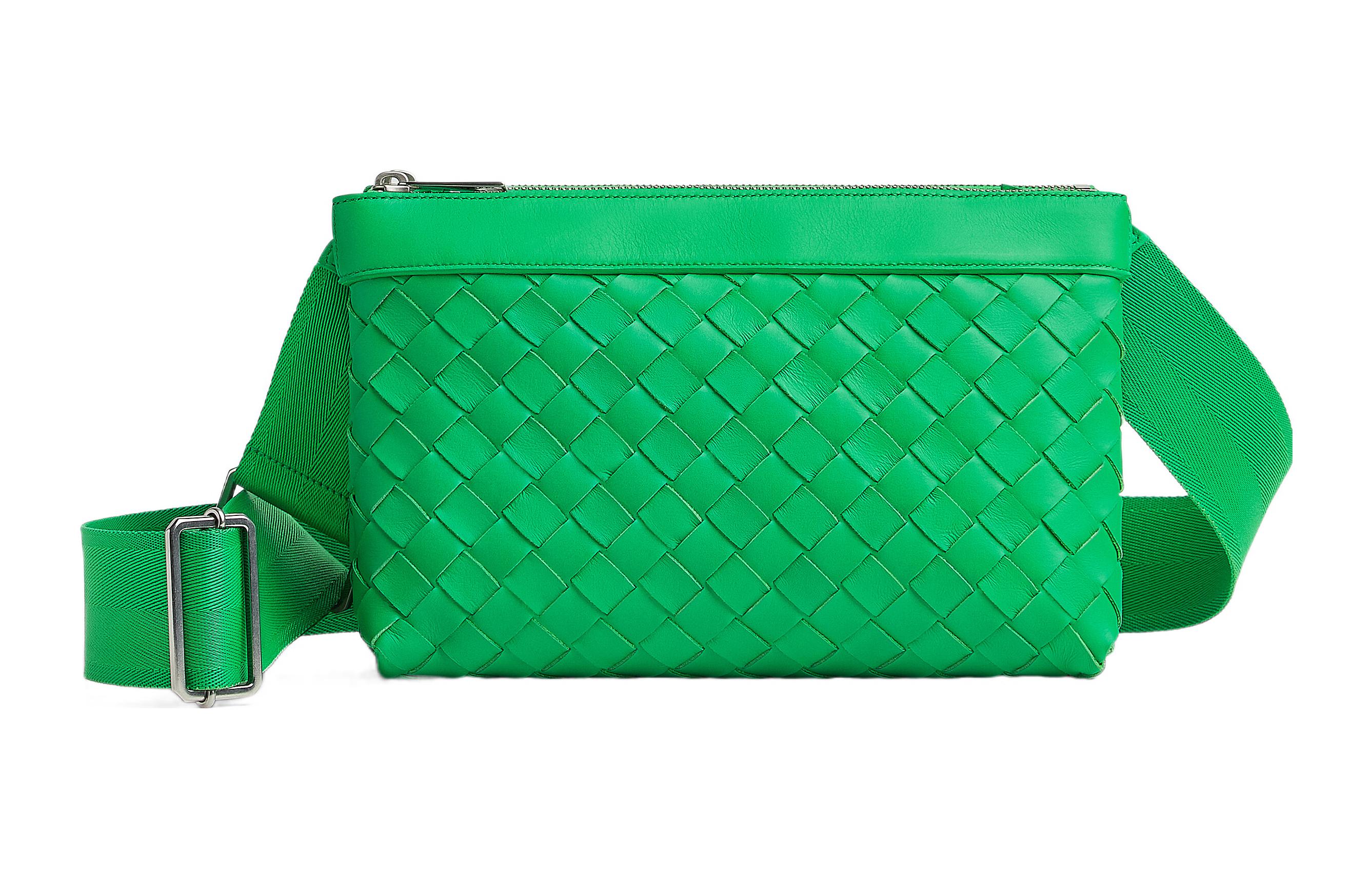 Bottega Veneta Сумка-мессенджер из коровьей кожи с тканью, кроссбоди, через плечо, мужская, зеленая
Bottega Veneta Сумка-мессенджер из коровьей кожи с тканью, кроссбоди, через плечо, мужская, зеленая