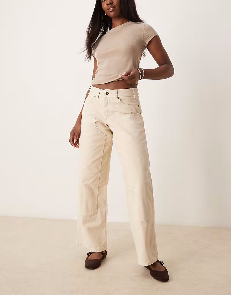 Брюки из парусины Dickies River Ranch Western с двойным коленом в цвете «кремовый»
Брюки из парусины Dickies River Ranch Western с двойным коленом в цвете «кремовый»