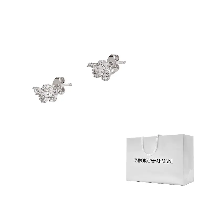 EMPORIO ARMANI Серьги-гвоздики из стерлингового серебра 925 пробы
EMPORIO ARMANI Серьги-гвоздики из стерлингового серебра 925 пробы