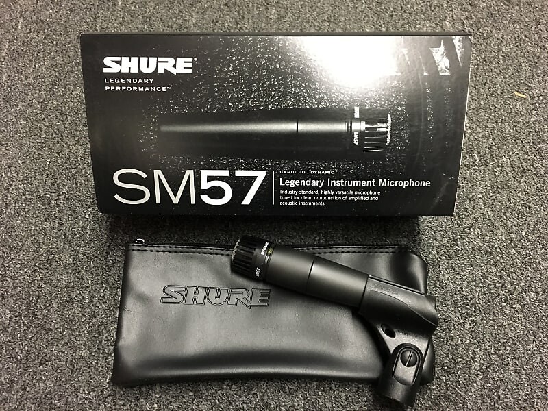 Микрофон Shure SM57 Cardioid Dynamic Microphone
Микрофон Shure SM57 Cardioid Dynamic Microphone