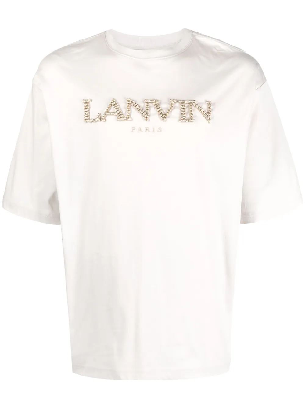 Футболка с вышитым логотипом Lanvin, серый
Футболка с вышитым логотипом Lanvin, серый