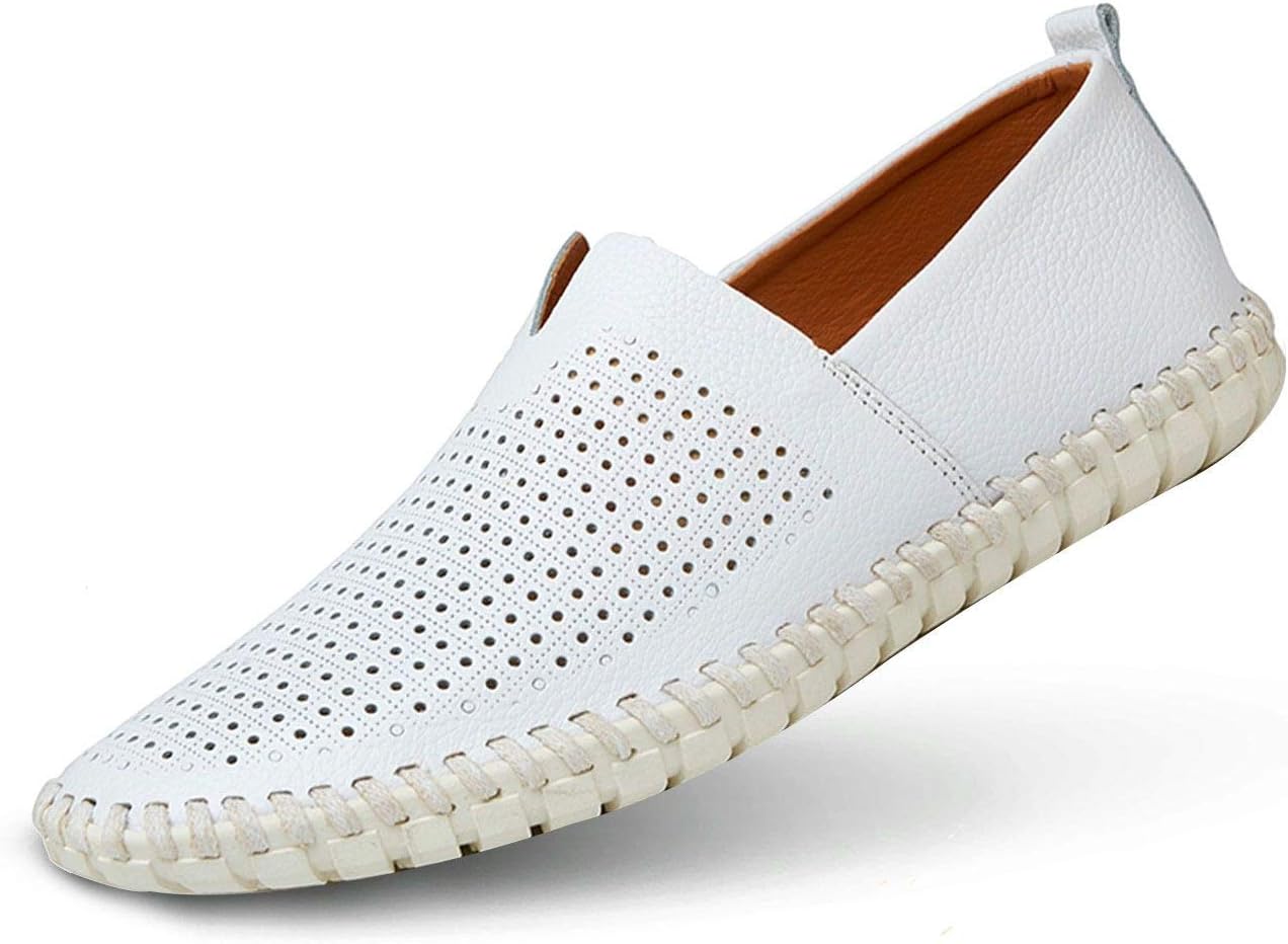 Мужские мокасины из натуральной кожи, слипоны, мягкие прогулочные туфли с перфорацией для вождения Mitvr, белый
Мужские мокасины из натуральной кожи, слипоны, мягкие прогулочные туфли с перфорацией для вождения Mitvr, белый