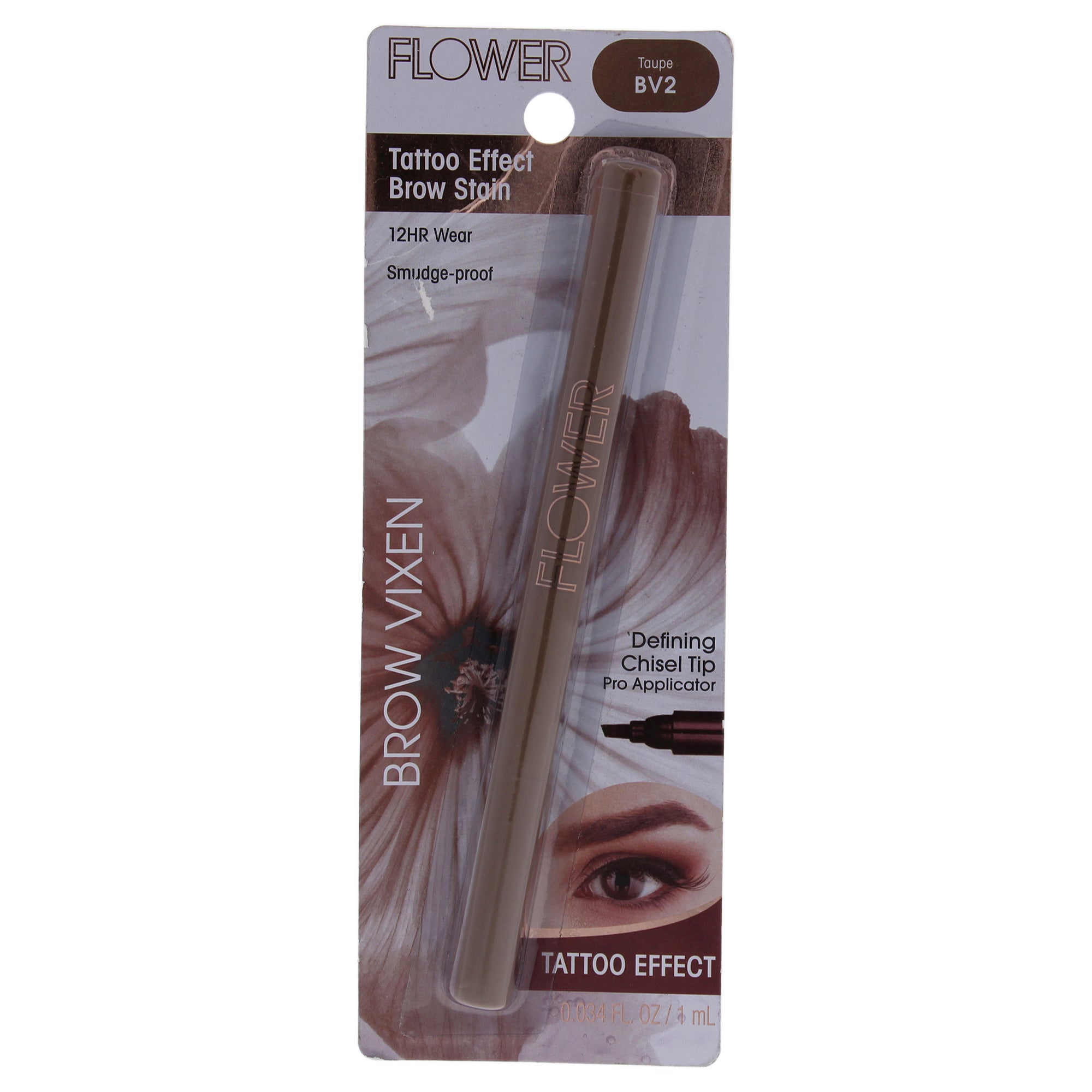 Краска для бровей Brow Vixen Tattoo Effect, оттенок BV2 Taupe от Flower Beauty для женщин, 0,034 унции Flower Beauty, Small
Краска для бровей Brow Vixen Tattoo Effect, оттенок BV2 Taupe от Flower Beauty для женщин, 0,034 унции Flower Beauty, Small