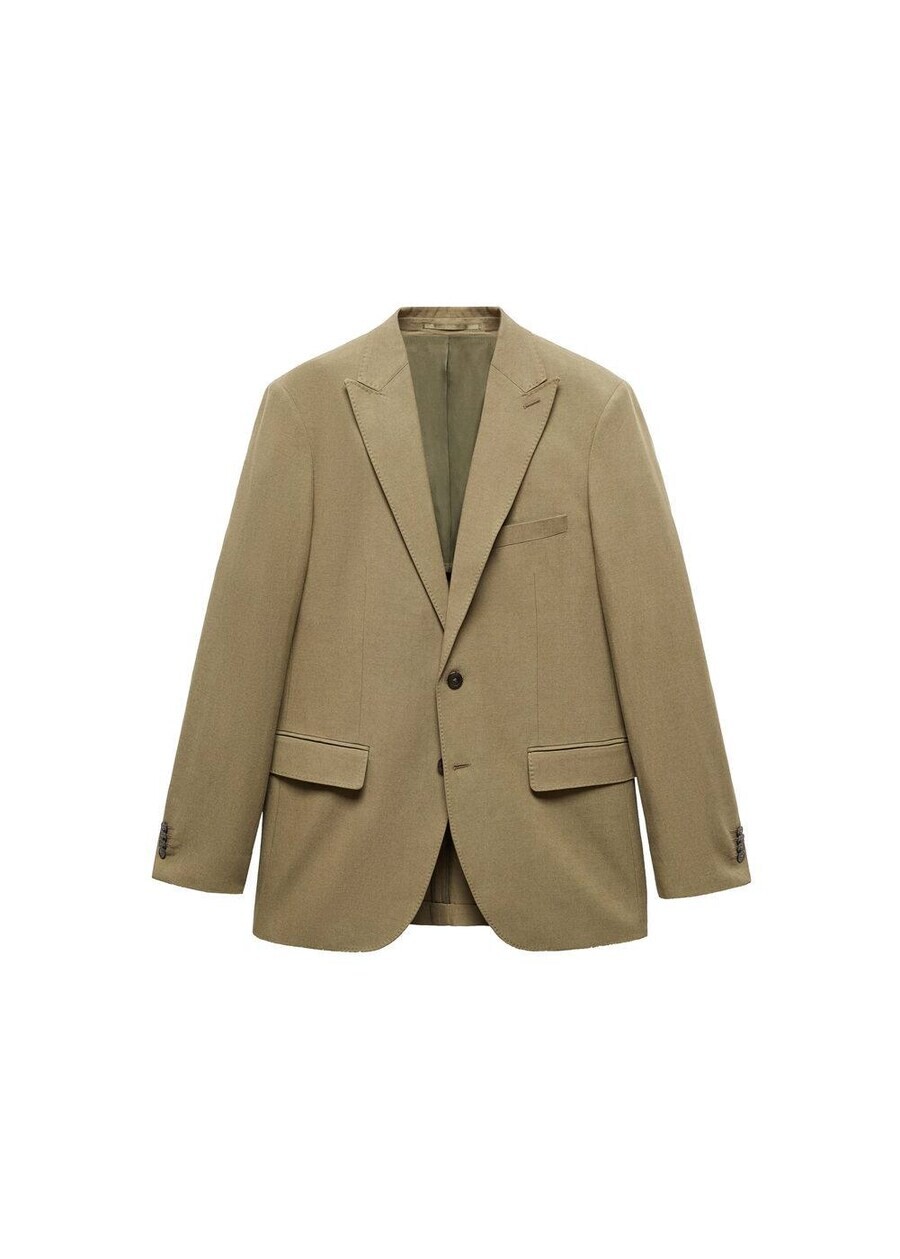 Куртка MANGO MAN Regular fit Suit Amalfip, хаки
Куртка MANGO MAN Regular fit Suit Amalfip, хаки
