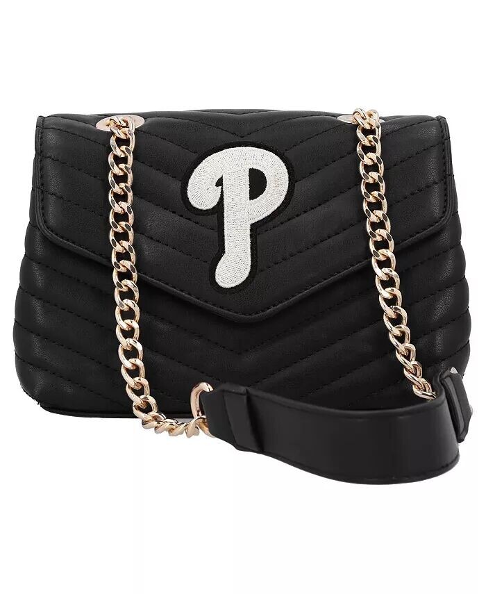 Стеганая сумка через плечо Philadelphia Phillies Cuce, черный
Стеганая сумка через плечо Philadelphia Phillies Cuce, черный