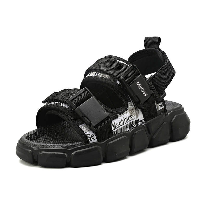 MIIOW Пляжные сандалии мужские черно-белые, цвет Black White
MIIOW Пляжные сандалии мужские черно-белые, цвет Black White