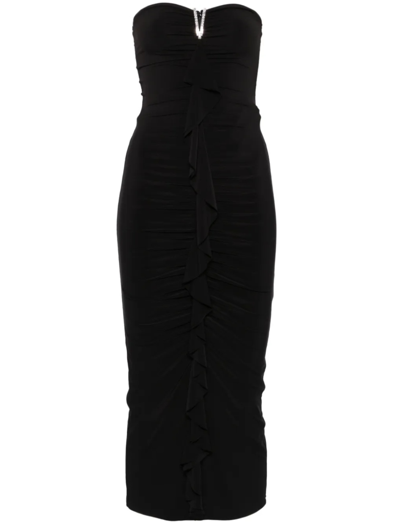 Платье миди NISSA с оборками, черный
Платье миди NISSA с оборками, черный