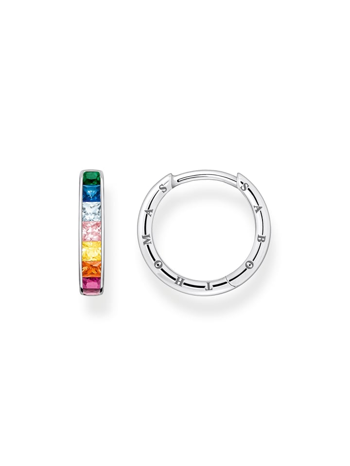 Thomas Sabo Серебряные серьги-кольца, разноцветные
Thomas Sabo Серебряные серьги-кольца, разноцветные