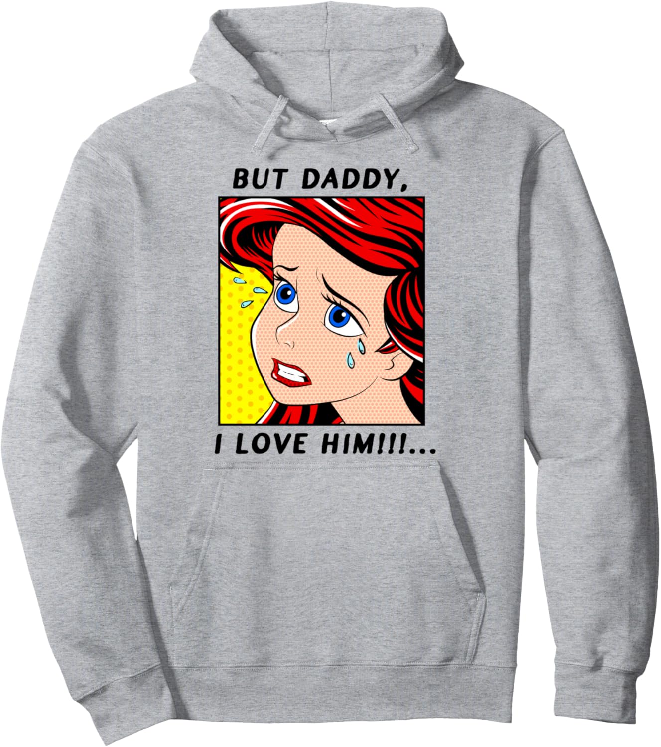 Толстовка Disney «Русалочка» с изображением Ариэль и надписью «Но папа, я его люблю», серая
Толстовка Disney «Русалочка» с изображением Ариэль и надписью «Но папа, я его люблю», серая