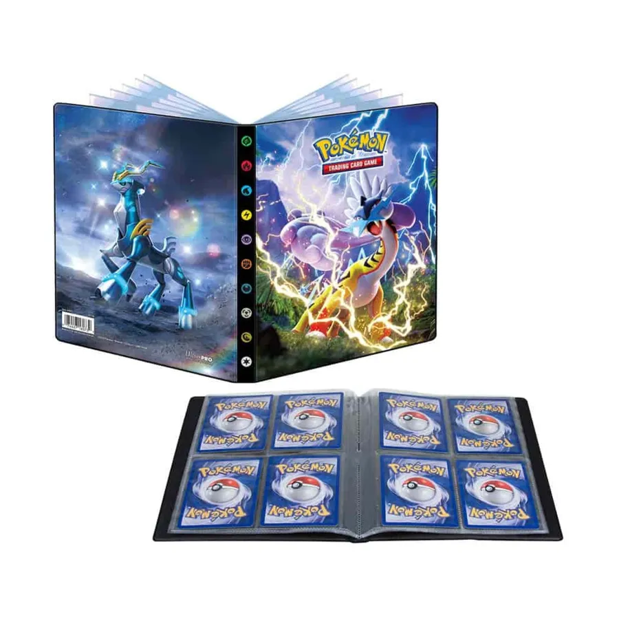 Портфель с 4 карманами - Алый и Фиолетовый 5 Временных Сил, Official Pokemon Card Binders & Storage 
Портфель с 4 карманами - Алый и Фиолетовый 5 Временных Сил, Official Pokemon Card Binders & Storage