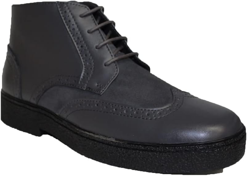 Мужские кожаные ботинки Rockers British Style Playboy Wing Tips, темно-серые 5613 (широкие)
Мужские кожаные ботинки Rockers British Style Playboy Wing Tips, темно-серые 5613 (широкие)