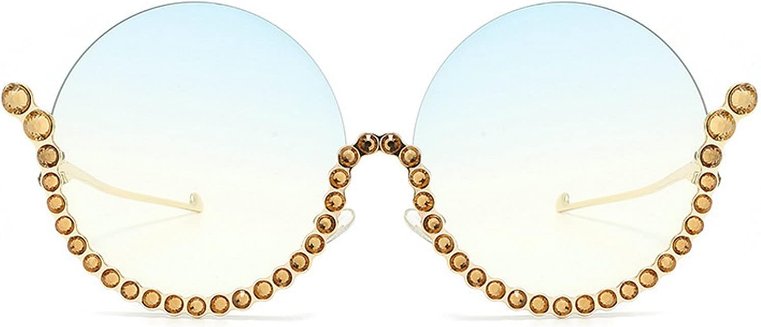 Винтажные круглые солнцезащитные очки в полуободковой оправе с кристаллами для женщин, роскошные солнцезащитные очки со стразами, бриллиантовые очки для вечеринок mincl, Blue&yellow
Винтажные круглые солнцезащитные очки в полуободковой оправе с кристаллами для женщин, роскошные солнцезащитные очки со стразами, бриллиантовые очки для вечеринок mincl, Blue&yellow