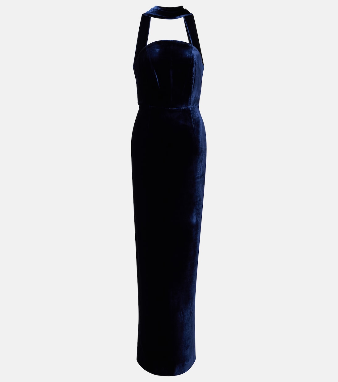 Бархатное корсетное платье с шарфом Roland Mouret, темно-синий
Бархатное корсетное платье с шарфом Roland Mouret, темно-синий