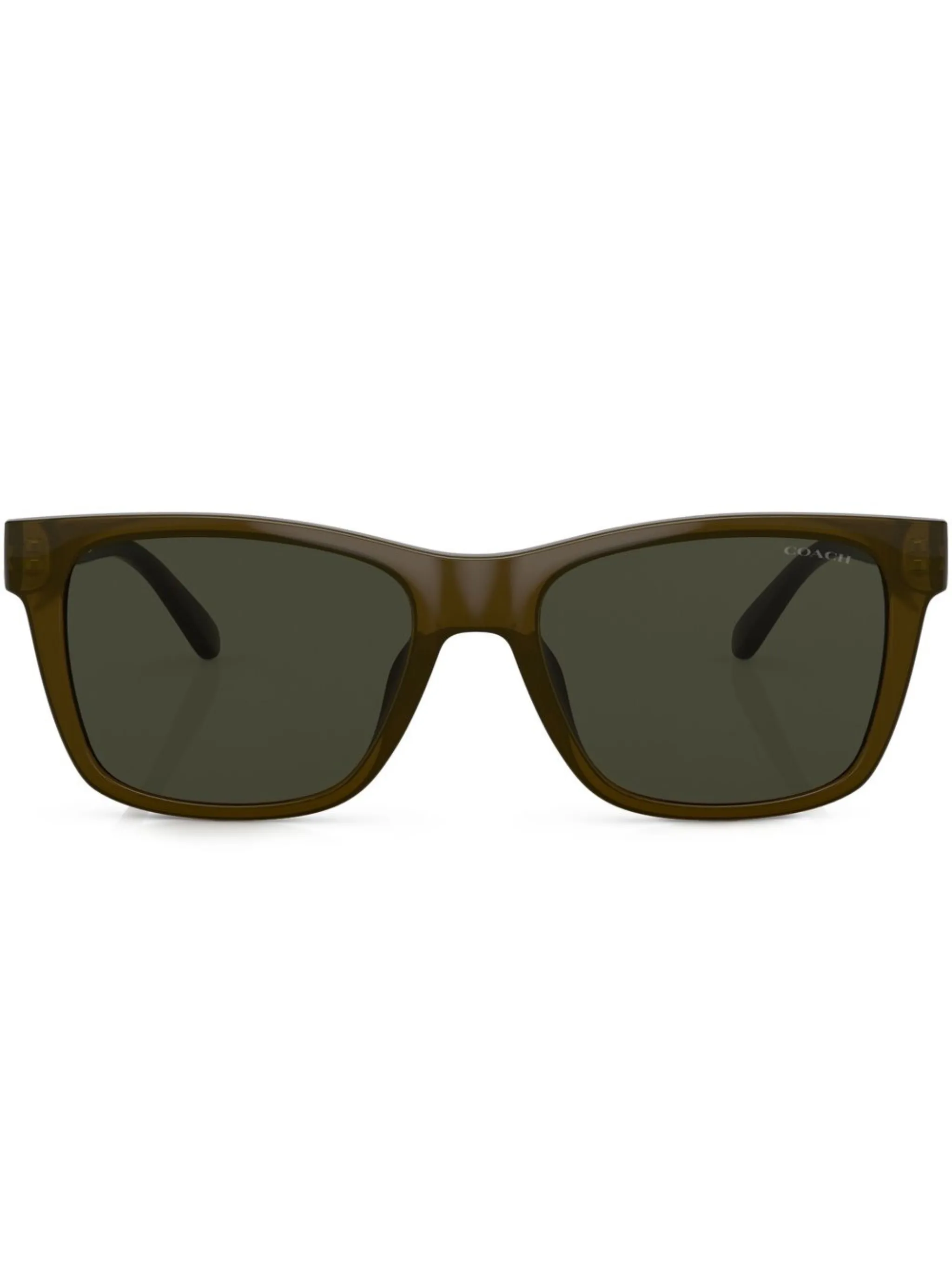 Солнцезащитные очки в квадратной оправе с логотипом Coach, зеленый
Солнцезащитные очки в квадратной оправе с логотипом Coach, зеленый