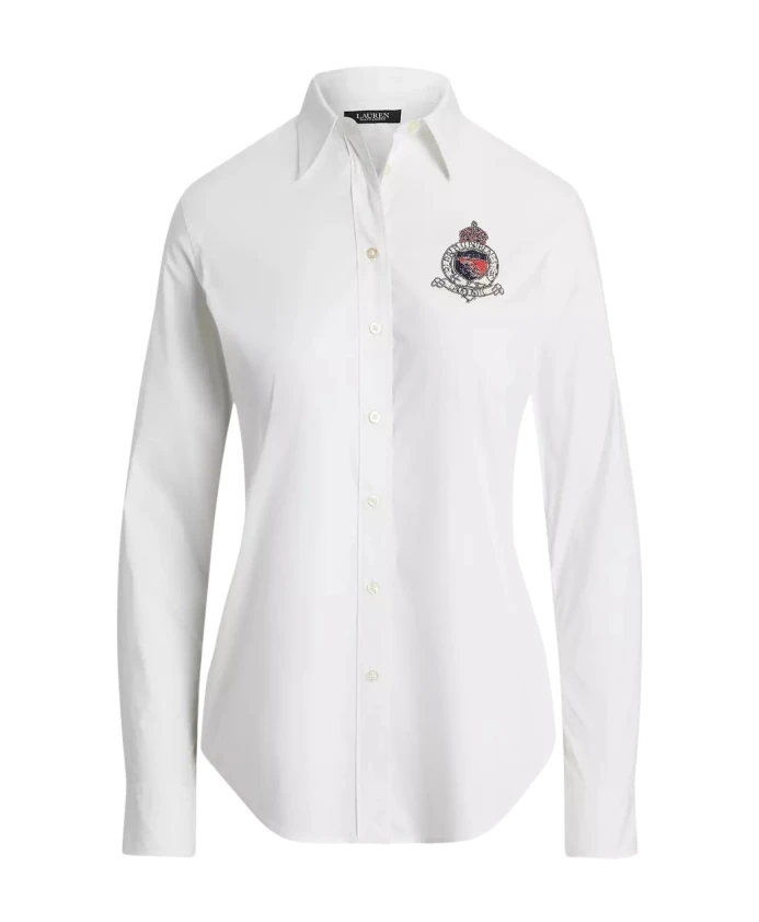 Белая рубашка классического кроя Ralph Lauren, белый
Белая рубашка классического кроя Ralph Lauren, белый