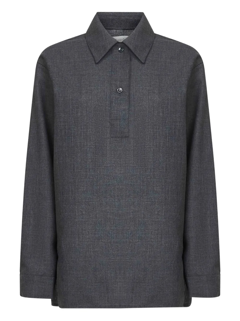 Шерстяная рубашка Studio Nicholson, черный
Шерстяная рубашка Studio Nicholson, черный