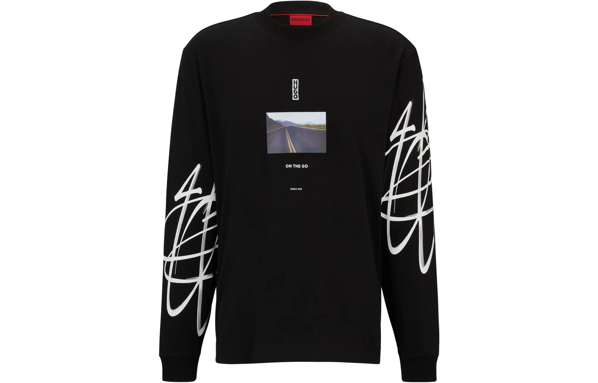 HUGO BOSS Футболка мужская черная
HUGO BOSS Футболка мужская черная