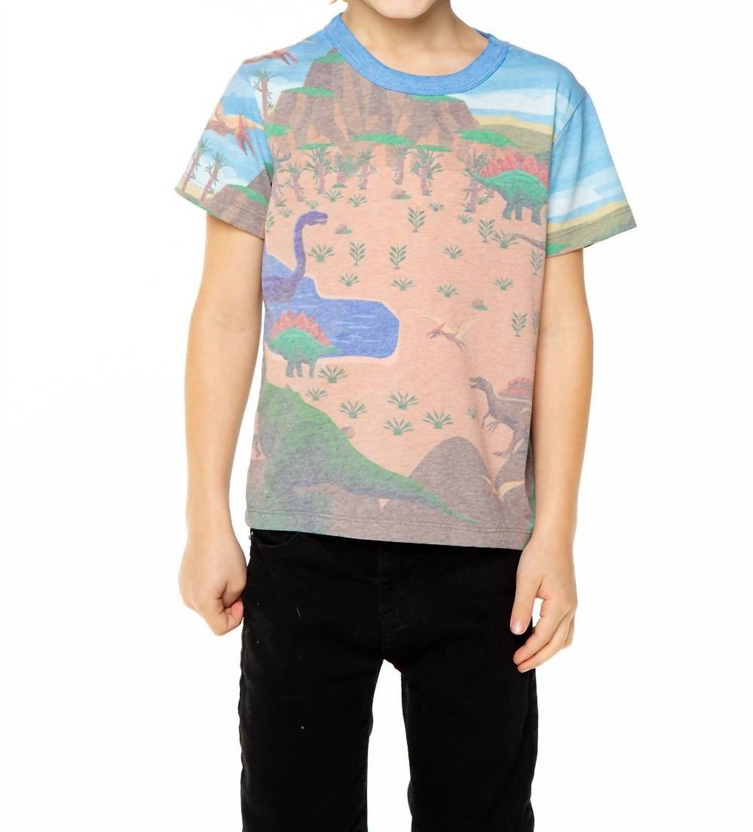 Футболка для мальчиков "Обитатели динозавров" в синем цвете Chaser
Футболка для мальчиков "Обитатели динозавров" в синем цвете Chaser