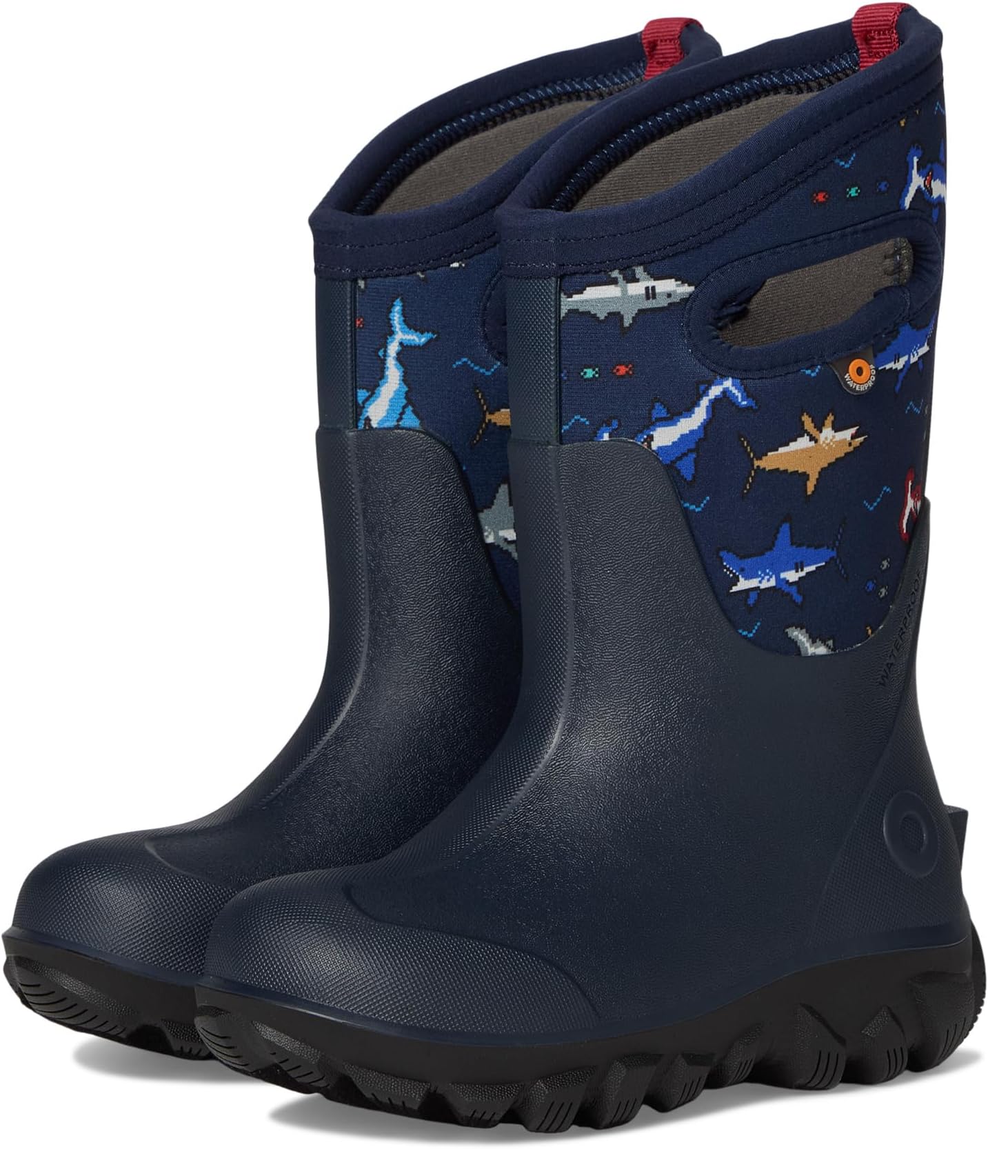 Ботинки Bogs Kids Classic Seamless Pixel Shark, цвет Navy Multi 
Ботинки Bogs Kids Classic Seamless Pixel Shark, цвет Navy Multi