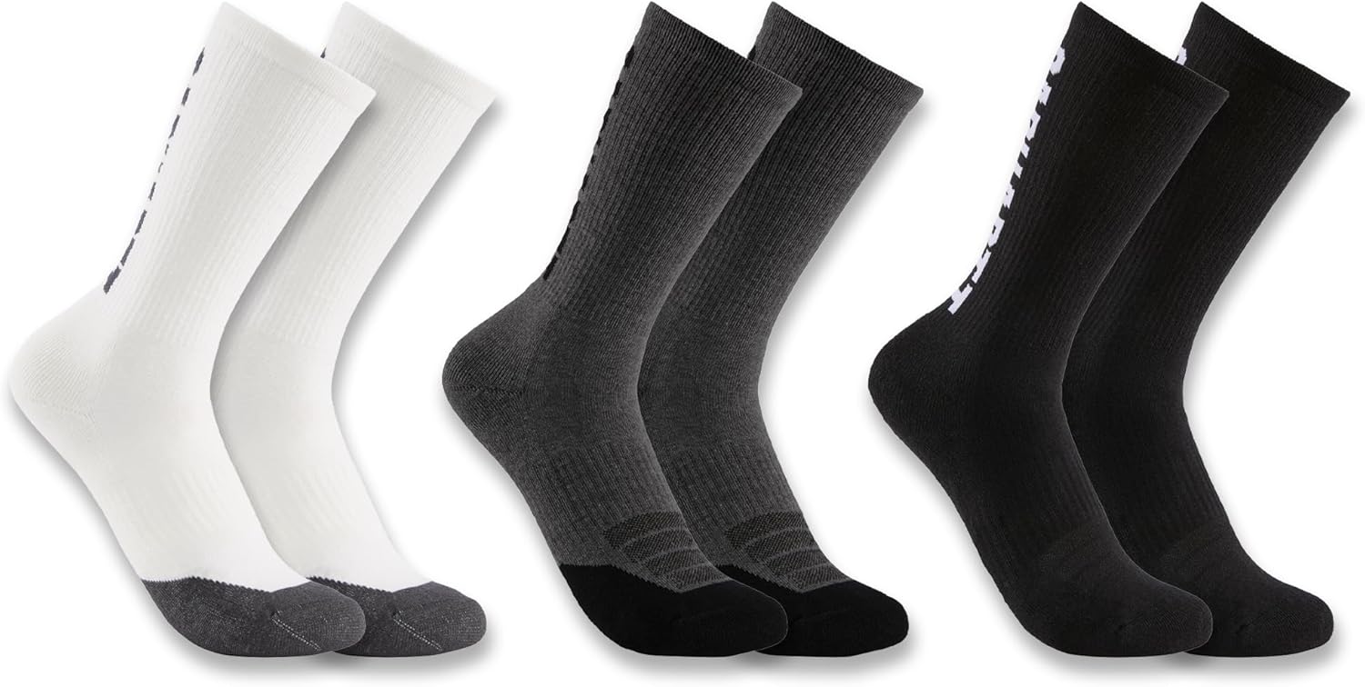 Carhartt мужские носки Midweight Cotton-Tencel с вертикальным логотипом, 3 пары, Assorted 01
Carhartt мужские носки Midweight Cotton-Tencel с вертикальным логотипом, 3 пары, Assorted 01