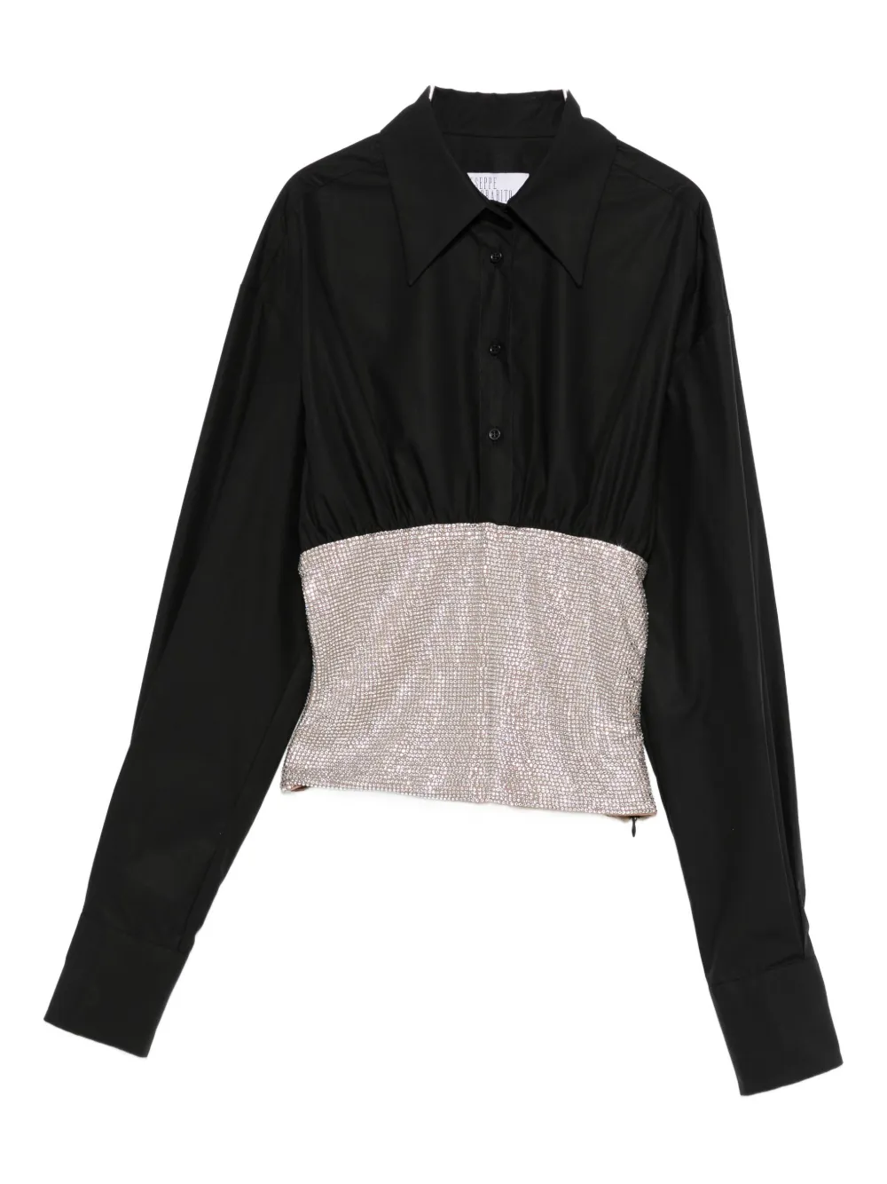 Рубашка с длинными рукавами, украшенная кристаллами Giuseppe Di Morabito, черный
Рубашка с длинными рукавами, украшенная кристаллами Giuseppe Di Morabito, черный