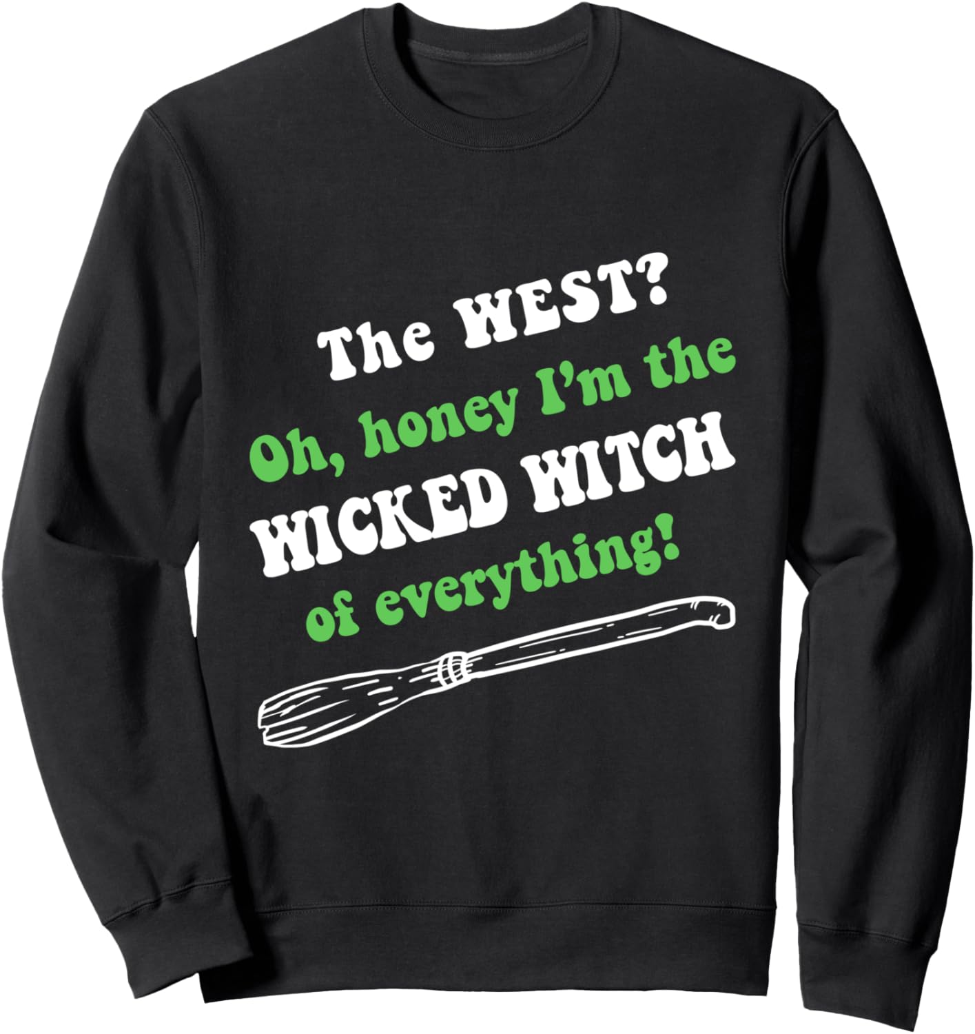 Толстовка Запад, о, дорогая, я злая ведьма всего на свете Funny Halloween Costume Holiday Party Gift Store, черный
Толстовка Запад, о, дорогая, я злая ведьма всего на свете Funny Halloween Costume Holiday Party Gift Store, черный