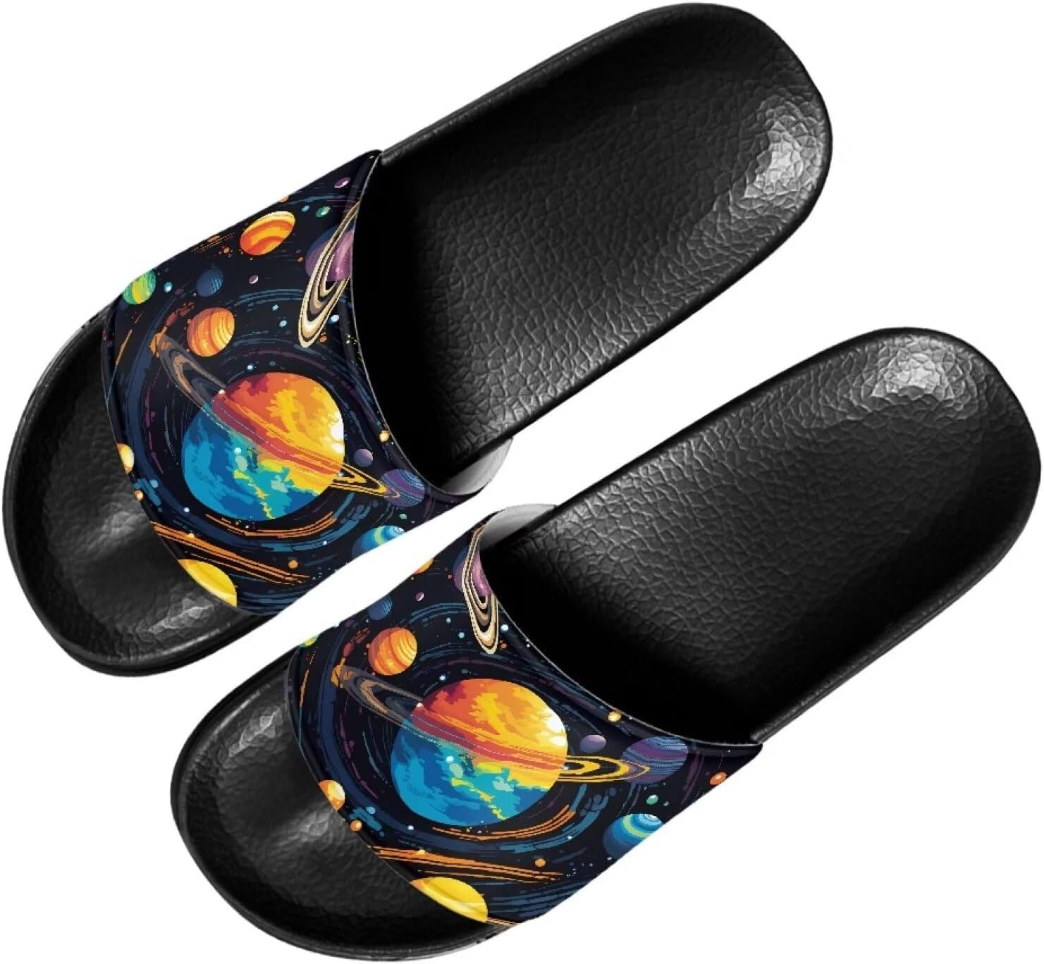 Женские повседневные шлепанцы Forchrinse Black Cat с нотками музыки, мягкие нескользящие открытые тапочки, шлепанцы с плоской подошвой из ЭВА, Galaxy Colorful Planet Space
Женские повседневные шлепанцы Forchrinse Black Cat с нотками музыки, мягкие нескользящие открытые тапочки, шлепанцы с плоской подошвой из ЭВА, Galaxy Colorful Planet Space