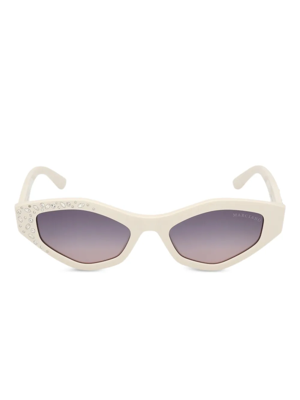 Солнцезащитные очки в геометричной оправе Marciano, белый
Солнцезащитные очки в геометричной оправе Marciano, белый