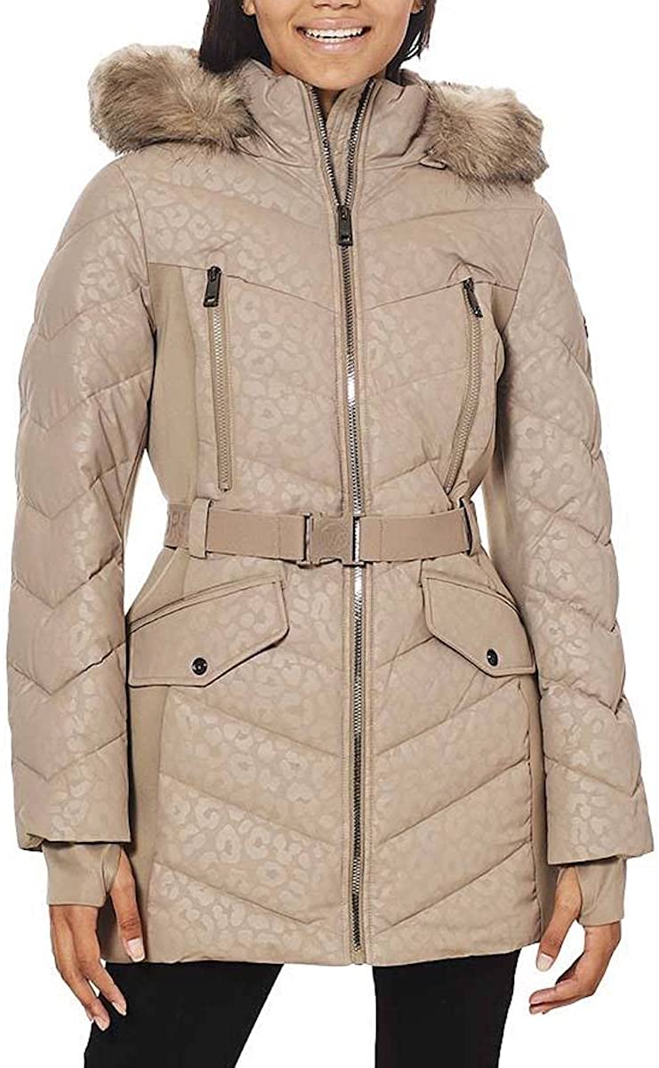 Michael Michael Kors Женский пуховик с логотипом Lepaord и капюшоном, цвет серо-коричневый
Michael Michael Kors Женский пуховик с логотипом Lepaord и капюшоном, цвет серо-коричневый