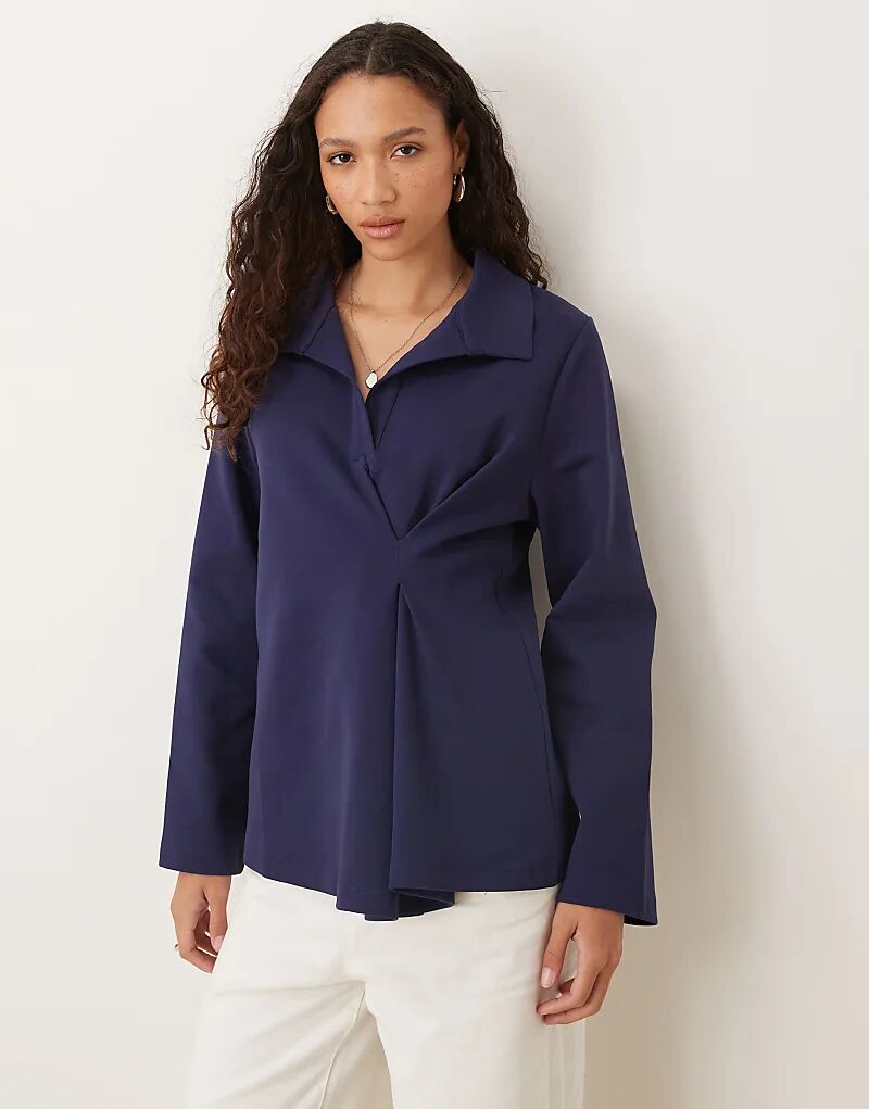 Тяжелый регбийный топ ASOS DESIGN темно-синего цвета с защипами
Тяжелый регбийный топ ASOS DESIGN темно-синего цвета с защипами