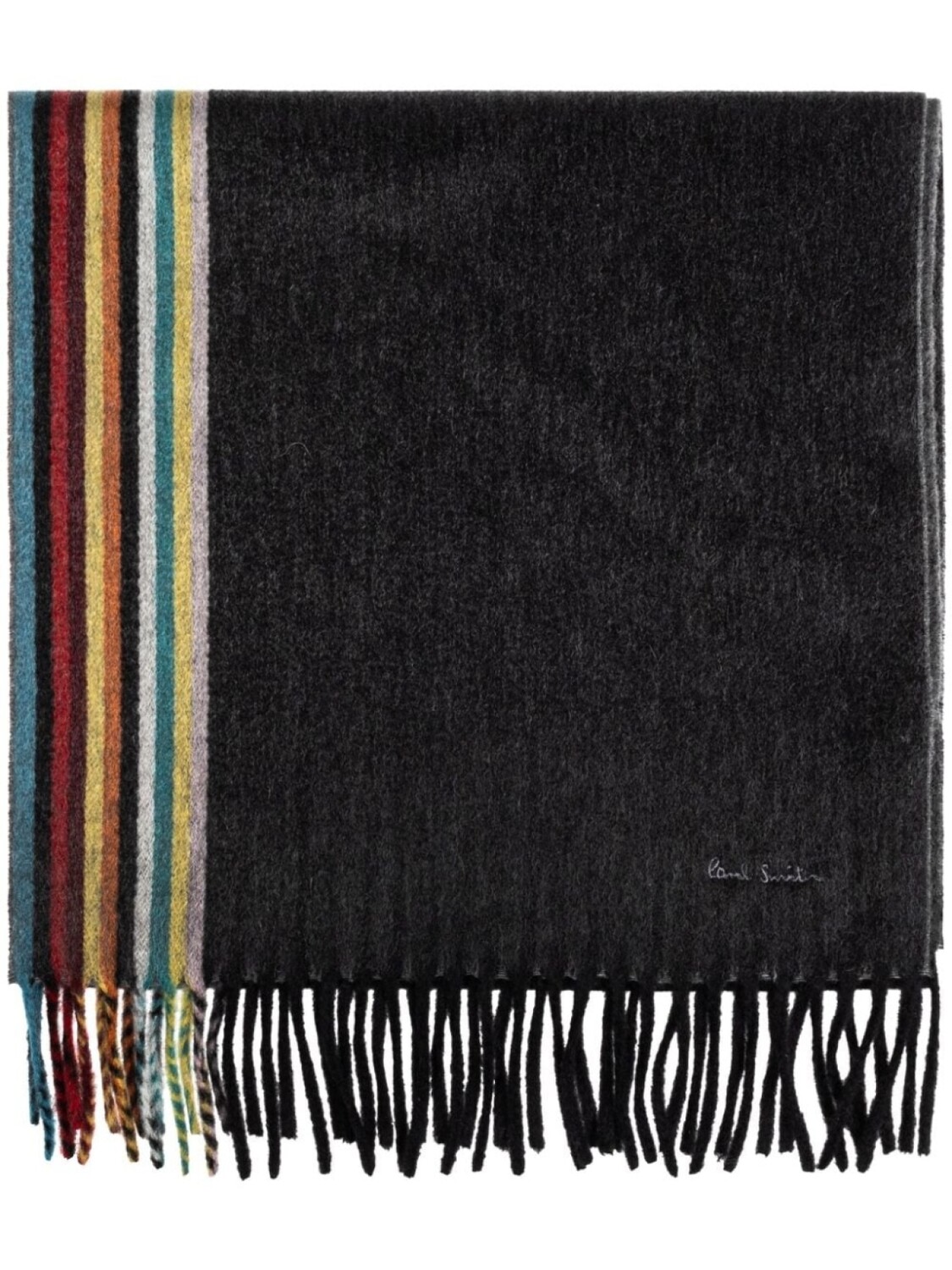 Кашемировый шарф Paul Smith Signature Stripe, черный
Кашемировый шарф Paul Smith Signature Stripe, черный